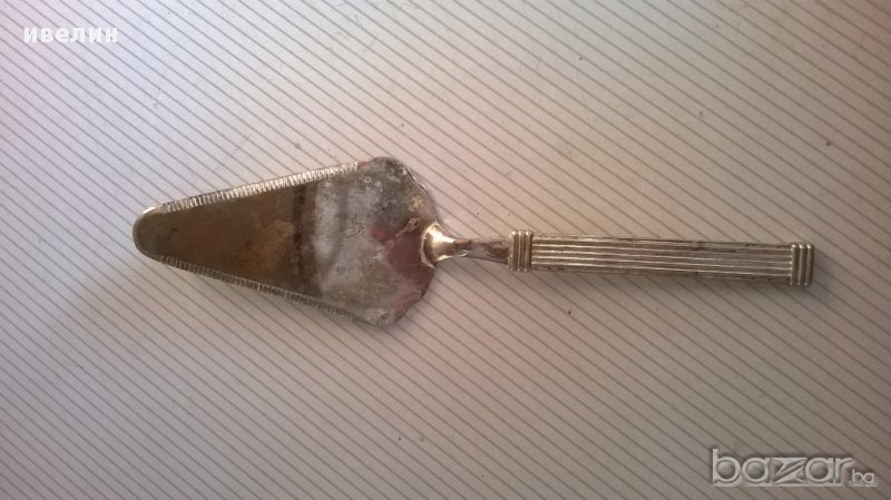 посребрена лопатка за торта, снимка 1