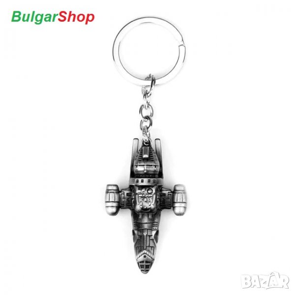 ✨ 🚀 Firefly Serenity Spaceship обемен 3D ключодържател на космически кораб тип Светулка, снимка 1