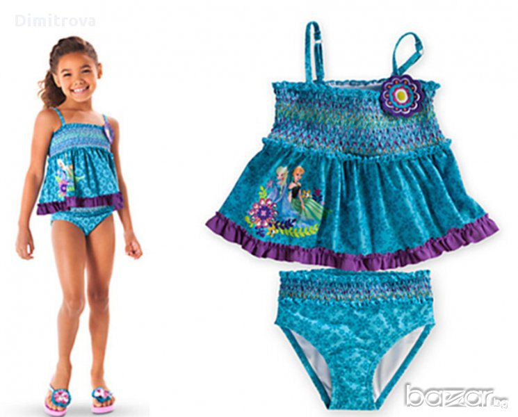 Оригинален бански Замръзналото кралство с Елза и Анна 2, снимка 1