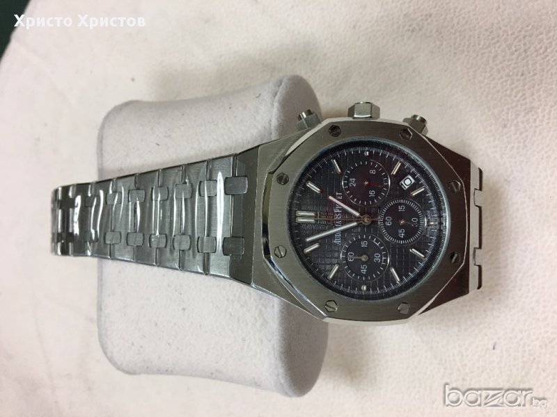 Часовник AUDEMARS PIGUET Royal Oak Chronograph Black Dial Men's Watch клас ААА+, снимка 1