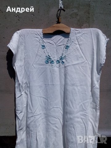 Стара женска нощница, снимка 2 - Антикварни и старинни предмети - 22672878