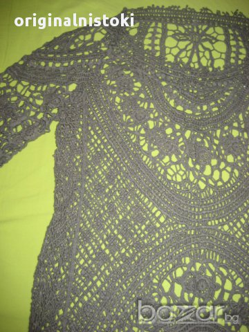 лятна ТУНИКА СИВА плетиво  размер М , снимка 5 - Блузи с дълъг ръкав и пуловери - 15065261