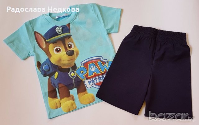 Летен комплект Пес Патрул - 92 см