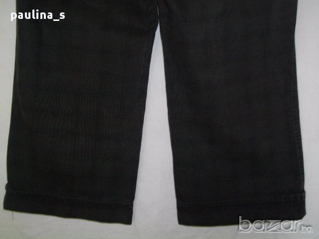 Карирани дънки "Steps" New York / широки крачоли , снимка 11 - Къси панталони и бермуди - 14242479