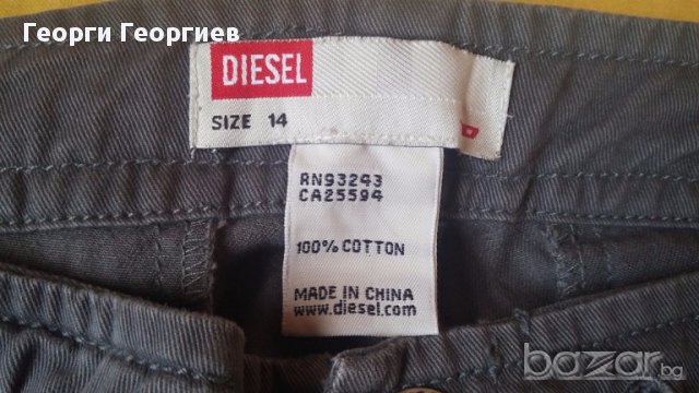 Дамски панталони Diesel /Дизел, 100% оригинал с много апликации, снимка 6 - Панталони - 17552493