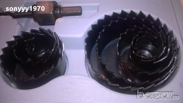 Комплект за отвори-бургии/фрези-нов от 11 части, снимка 8 - Други инструменти - 14920058