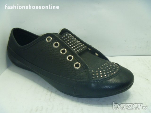 Дам обувки ЕSTINTA46 koжа камъни ластик, снимка 2 - Дамски ежедневни обувки - 13957991