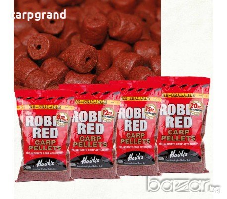 DYNAMITE BAITS ROBIN RED CARP PELLETS , снимка 1 - Стръв и захранки - 19971844