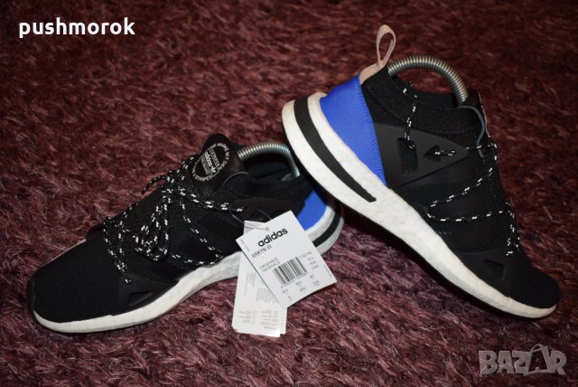 Adidas Originals Arkyn W Boost Unisex Running Shoes Black/Royal Blue, снимка 4 - Маратонки - 25448975