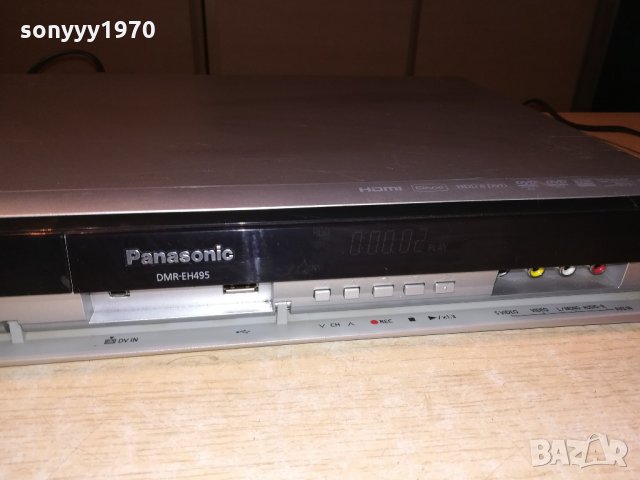 panasonic dmr eh-495 dvd/hdd recorder-внос швеицария, снимка 13 - Плейъри, домашно кино, прожектори - 21696604