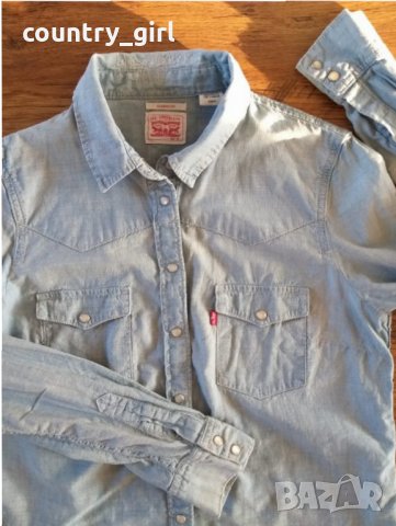Levi's womens jeans shirt - страхотна дамска риза, снимка 6 - Ризи - 25547632