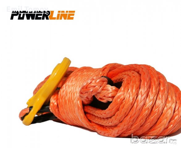 Синтетично въже за лебедки "PowerLine" 28M/8мм,9мм,10мм/ с кука - НОВИ, снимка 10 - Аксесоари и консумативи - 15388849