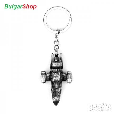 ✨ 🚀 Firefly Serenity Spaceship обемен 3D ключодържател на космически кораб тип Светулка, снимка 1