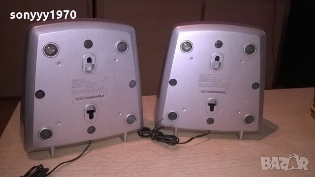 sharp-2бр тонколони-внос швеицария-17х17х9см, снимка 9 - Тонколони - 21772248