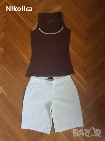 Дамски къс панталон Victoria'secret ,блуза Bershka и потник Orsay,размер S, снимка 1 - Къси панталони и бермуди - 25845596