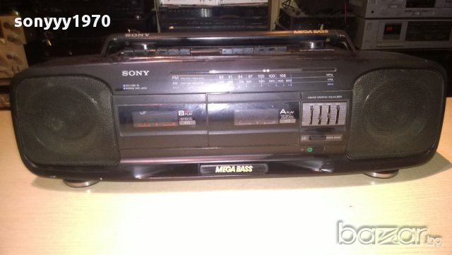 sony cfs-dw34-radio cassette corder-65см-7кг-внос швеицария, снимка 7 - Радиокасетофони, транзистори - 10407048