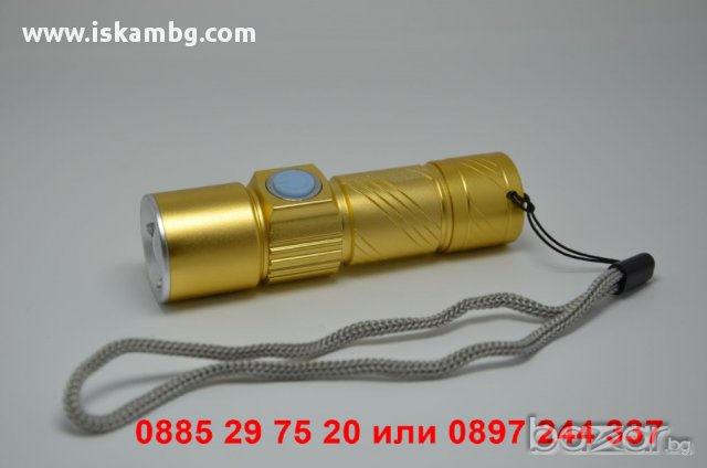 USB акумулаторен LED фенер - КОД 515, снимка 2 - Други стоки за дома - 12392308