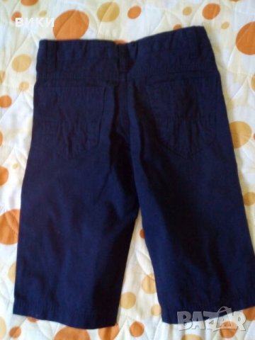 Сини панталонки до коляното 6-7 г, снимка 5 - Детски панталони и дънки - 24507415