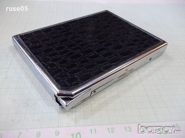 Табакера и пиезокриктална запалка с мек пламък работеща, снимка 7 - Други ценни предмети - 20568378