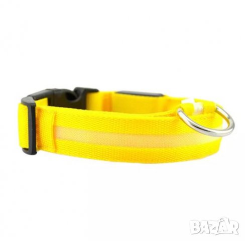 LED Светещи нашийници за кучета. Светеща каишка за куче. Севтещ нашийник. Нашииник XS S M L XL , снимка 5 - За кучета - 24842020