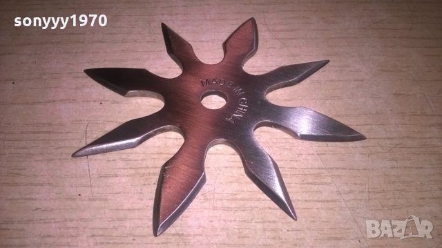 шурикен-нинджа-10см-за колекция или ползване-8 остриета, снимка 7 - Колекции - 22567306