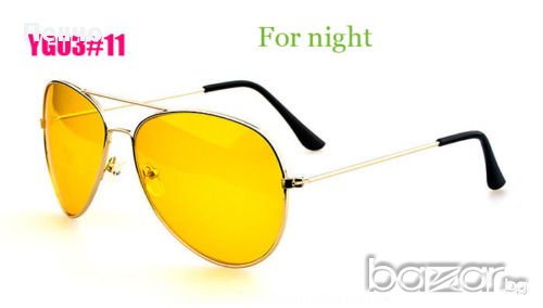 Очила за нощно каране мъжки дамски UV400 HD Night Vision Unisex , снимка 4 - Слънчеви и диоптрични очила - 16540348