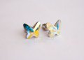  Сваровски Обеци "butterfly Lux" Swarovski, снимка 9