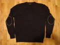 Тънък черен пуловер Zara M, снимка 1 - Блузи - 23892348
