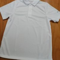 Бяла тениска с яка Artengo, снимка 3 - Детски тениски и потници - 26046717