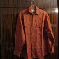 мъжка дънкова риза Club Damingo с цвят керемида размер М, снимка 1 - Ризи - 11474190
