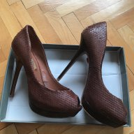 Нови обувки Zara, естествена кожа, снимка 3 - Дамски обувки на ток - 17617501