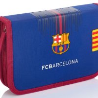 Несесер FC Barcelona 1 цип, 2 клапи, Пълен, FC-234 Код: 28795, снимка 1 - Ученически пособия, канцеларски материали - 26138916
