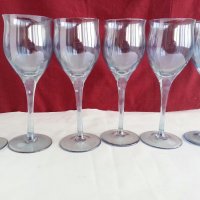 Ретро стъклени чаши за вино , снимка 3 - Антикварни и старинни предмети - 19796166
