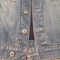 Дънково подплатено яке + дънково яке със сваляща се качулка-2бр за 18лв, снимка 6 - Панталони и долнища за бебе - 17743634