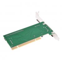 3 Sata Serial Ata IDE Port Pci Card to Sata карта с кабел разклонител за компютър, снимка 8 - Кабели и адаптери - 8799043