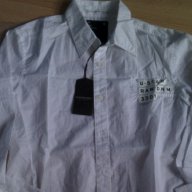 Нова бяла риза G-Star New Luxor Crush Shirt, оригинал , снимка 11 - Ризи - 10992383