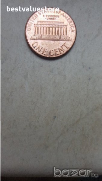 Монета 1 Американски Цент 2007г. / 2007 1 US Cent KM# 201b Schön# 202a, снимка 1
