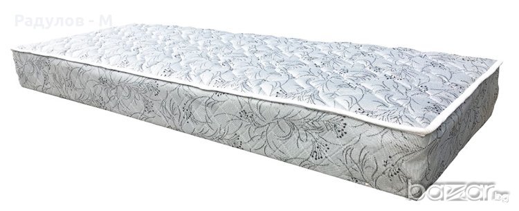 Матрак Тед Колори - Дунапрен или с Пружини Бонел еднолицев, снимка 1