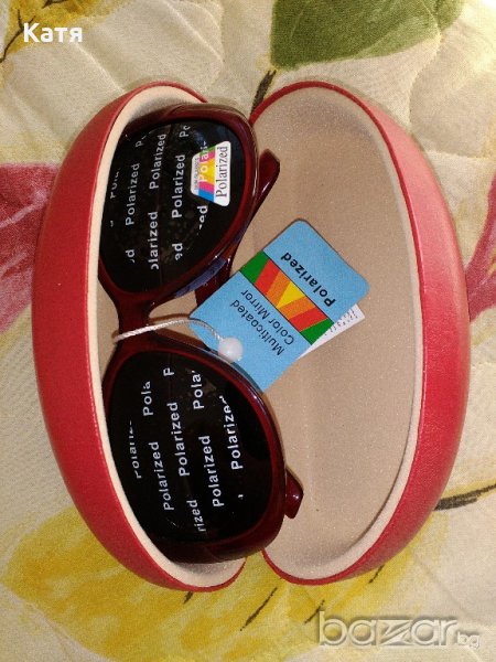 Нови слънчеви очила, червени, polarized, uv400, поляризирани, снимка 1