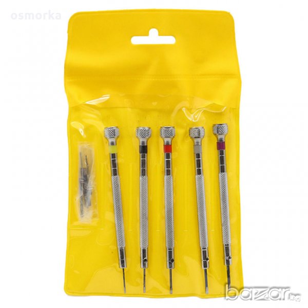 5 броя часовникарски отверки инструменти малки за финна работа, снимка 1