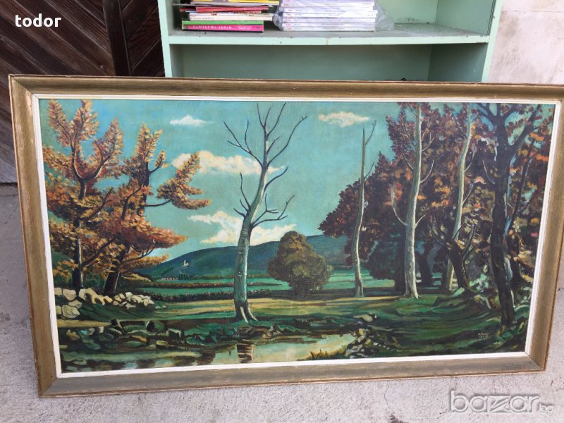 Огромна картина масло Антика, снимка 1