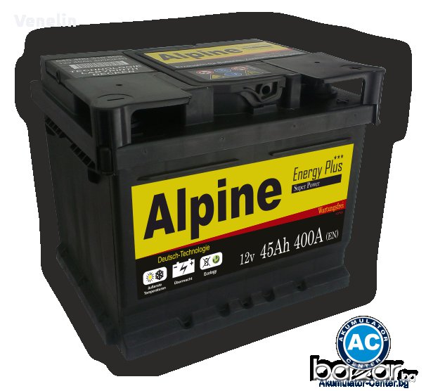 Alpine 45Ah 400A 87.00 лв, снимка 1