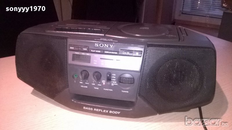 sony cfd-v14 cd/radio cassette corder-внос швеицария, снимка 1