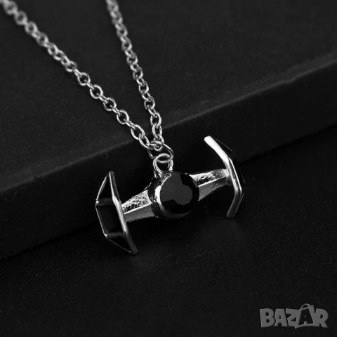 ✨ 🚀Star Wars Imperial Tie Fighter -Имперски стар файтър от Междузвездни Войни, снимка 2 - Колиета, медальони, синджири - 23348351