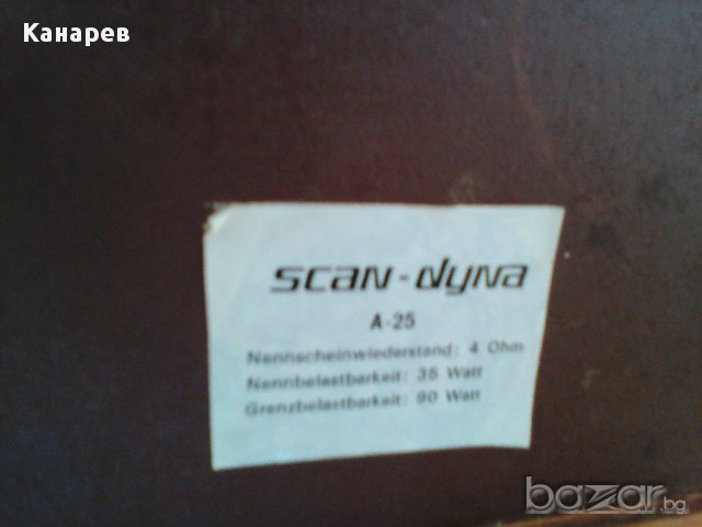 Scan-dyna  A-25, снимка 2 - Тонколони - 14215486