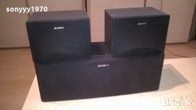 sony център 70w+колони-2х100w-внос швеция
