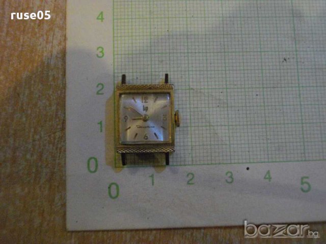Часовник "lip" дамски механичен позлатен работещ, снимка 1 - Дамски - 8948166