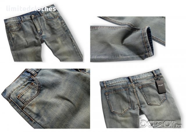 SAINT LAURENT YSL Мъжки Дънки size 32, снимка 8 - Дънки - 10943757