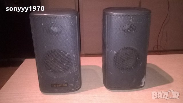 toshiba suround speaker-внос швеицария-21х14х12см, снимка 1 - Тонколони - 22004087