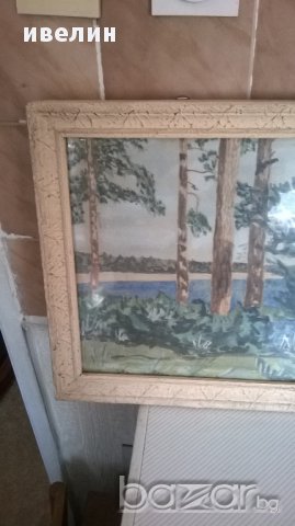 стара картина-пейзаж, снимка 2 - Картини - 12184852